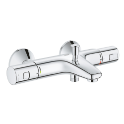 Tempesta 100 ensemble douche 3 jets + mitigeur thermostatique bain/douche, chrome (34598000-28789002)