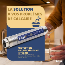 Swiss Aqua Technologies Adoucisseur d'eau Anticalcaire Antibactérien innovant IPS Kalyxx BlueLine G3/4 " femelle (IPSXKBG34)