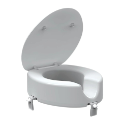 Rehausseur WC 12 cm pour PMR et personnes âgées, blanc (INVALWCSED)