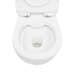 S-Line Pro WC suspendu sans bride avec abattant SoftClose et fixations invisibles, blanc (WC01R)