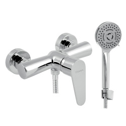 Mitigeur de douche Novaservis Titania Fresh Eco avec garniture de douche 150 mm chrome 96061,0E