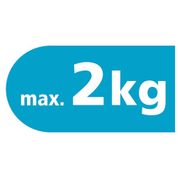 Powerstrips Crochet de salle de bains en acier inoxydable, chrome brossé (59707-00-01)