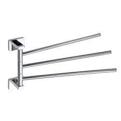 Niki porte-serviettes trois bras modulable, chrome (153104112)