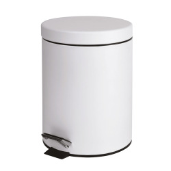 Poubelle murale 5 l inox, blanc  (104315014)