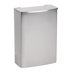 Poubelle murale 5 l en acier inoxydable, chrome (105115055)