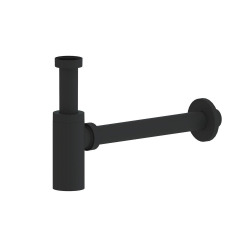 Siphon de lavabo Swiss Aqua Technologies Project 5/4 DN32 noir plastique mat SATSIFMPLB