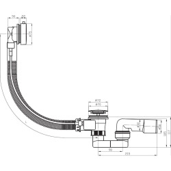 Automatisme de vidage Jika Deep, chrome (H2948150040001)