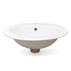 Lavabo à encastrer Multi Eur 51x45,5 cm trou pour robinet au centre (1791NEW)