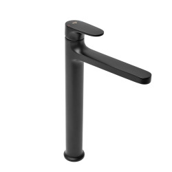 Mélangeur lavabo haut SAT Dark sans bec noir SATBSDA285PC