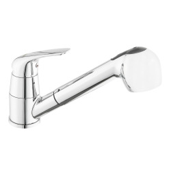 S-Line Pro mitigeur d'évier sur pied avec douchette extractible, 2 jets, chrome (SIKOBSLPRO283)