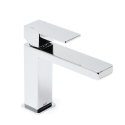 Vision mitigeur lavabo à levier sur pied, sans vidage, chrome brillant (SATBSVI271)