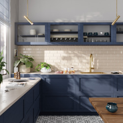 Timeless 55x45x21 cm évier encastrable inox 304 + mitigeur inox avec douchette extractible, or brossé (TMLKST-5545BG-M2)