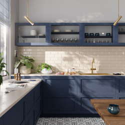 Timeless 68x45x21 cm évier encastrable en inox 304 + mitigeur inox avec douchette extractible, or brossé (TMLKST-6845BG-M1)