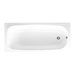 Riga Baignoire rectangulaire 120x70 cm en acier émaillé, Blanc (H2340200000001)