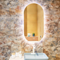 Miroir salle de bain LED 40x80 cm anti-buée avec capteur tactile – Project (ZPROV8040LED)