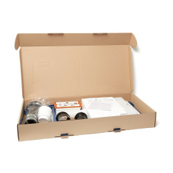 Pack WC bâti-support ECO 2L Swiss Aqua Technologies + WC suspendu Roca avec abattant SoftClose + plaque blanche (STEROGAWR05-FR)