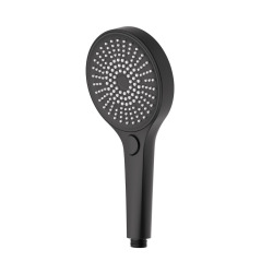 Douchette à main 3 jets,  diamètre 12,5 cm, noir mat (SATBSRS81C)