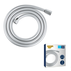 VitalioFlex Silver flexible de douche anti-torsion 175 cm, chrome (G27506001)