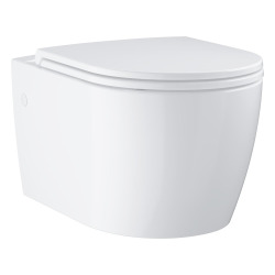 Start Round 36,8 x 54,3 cm WC suspendu avec abattant SoftClose, Rimless, blanc (G103848SH00)