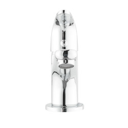 Robinet de lavabo eau froide sur pied à levier, sans vidage, chrome (SIKOBSLPRO190)