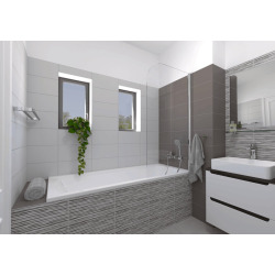 Multi set de deux crochets de salle de bain, chrome (ELEMULTI-SET1)