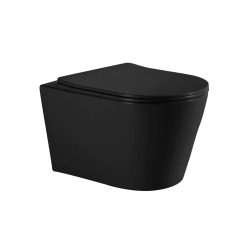 Pack WC bâti-support autoportant + WC suspendu sans bride Ceramia avec abattant SoftClose + plaque (STCE14BMT03-U)