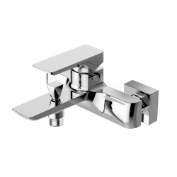 Brevis mitigeur baignoire mural à levier 150 mm, sans ensemble de douche, chrome (SATBSBRE222)