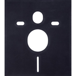 Multi insert mural insonorisant pour WC suspendus, gris anthracite (VLOZKAWCA)