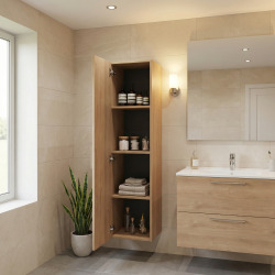Meuble salle de bain avec lavabo miroir et éclairage Led Vitra Mia 79x61x39,5 cm, cordoba (MIASET80C)