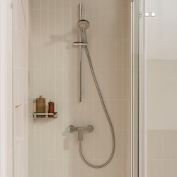 Cala mitigeur de douche mural 150 mm à levier, sans ensemble de douche, chrome (A5A216EC00)