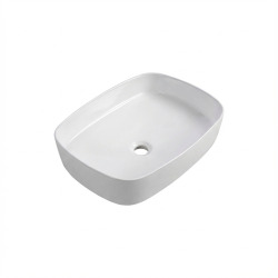 PixL 49,5 x 37 x 13,5 cm vasque à poser Infinitio, sans trop-plein, blanc (CEPX4937)