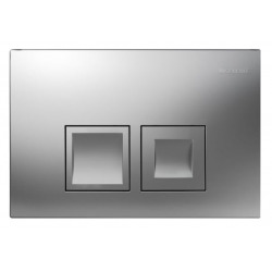 Geberit Plaque de déclenchement à deux touches DELTA50, Chrome (115.135.46.1)