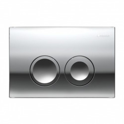 Geberit Plaque de déclenchement DELTA21, chromé brillant (115.125.21.1)